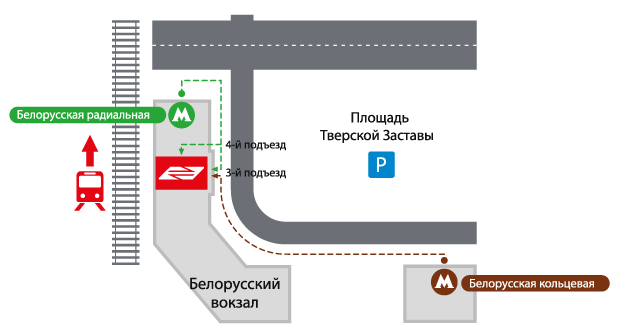 Сколько от шереметьево до белорусского вокзала