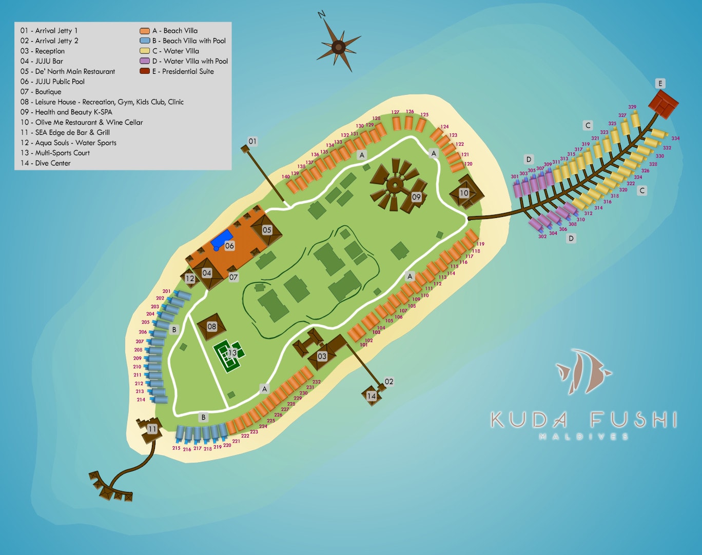 Kudafushi Resort & SPA 5* | Экваториал